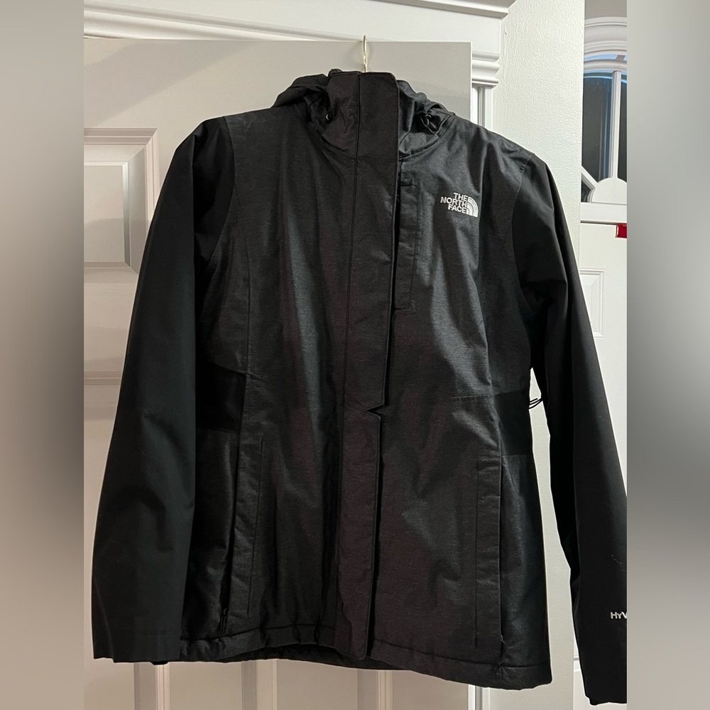 The North Face Women’s Charcoal and Black Fleece Lined Jacket